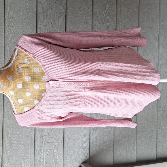 Anthropologie Saturday Sunday Waffle Knit Top Size Small - Picture 4 of 11